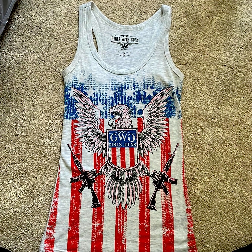Girls with Guns small tank top